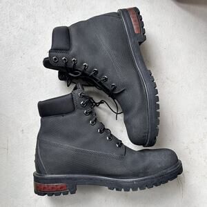 Timberland Helcor 6” Waterproof Boots Black Carbon Fiber Texture Men’s 11.5